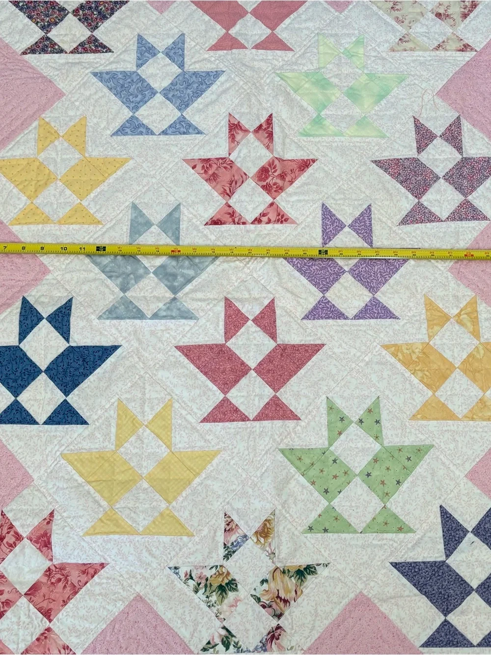 Quilt. New. Lap size or for baby blanket or crib. 40”width and 52”length.